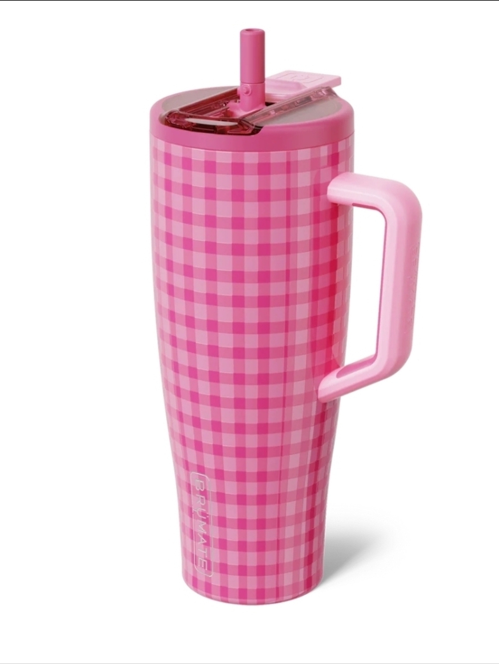 BruMate x Madi Nelson Pink Gingham Era Flip 40oz